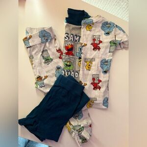 Sesame Street Kids Pajama Set - Multicolor Fun